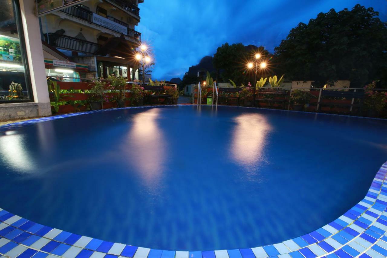 Vang Vieng Victory Hotel Bagian luar foto
